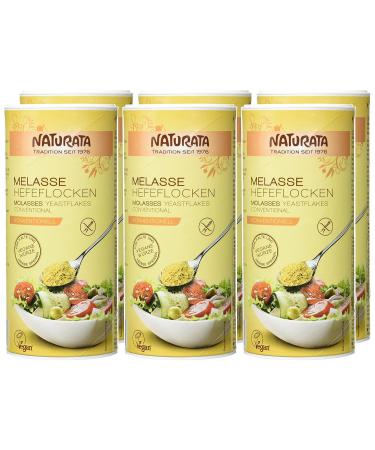 Naturata Molasses Yeast Flakes - Pack of 6 (6 x 150g) | Premium Nutritional Yeast for Baking & Cooking | International Shipping Available - Buy Online on SooperMarket.com