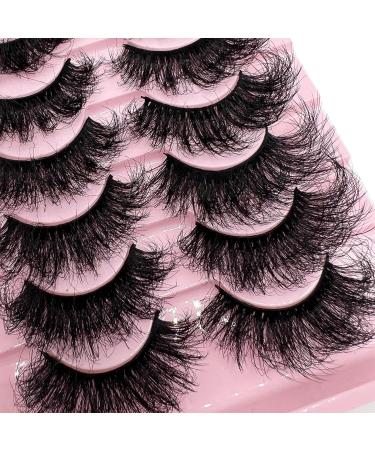 TIKILEY 06 Fluffy Mink Lashes - 20MM Dramatic D Curly Cat Eye 3D Mink Lashes - Natural False Eyelashes Pack - Buy Online on SooperMarket.com