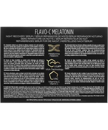 ISDIN Flavo-C Melatonin Night Repair Serum (10 ampoules) | Antioxidant Skin Defense Booster - Buy Online on SooperMarket.com