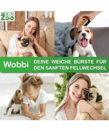 DR Zoo Fur Scraper Wobbi - Essential Dog Brush & Coat Change Helper for Easy Grooming | Shop Internationally - Buy Online on SooperMarket.com