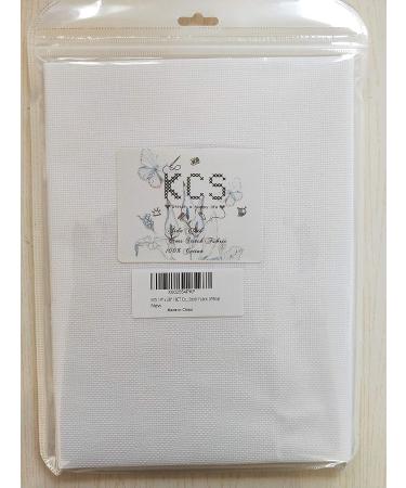 19x28 18CT White Cotton Aida Cloth for Cross Stitching - Buy Online on SooperMarket.com