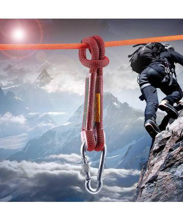 WILDKEN Outdoor Rock Climbing Prusik Swen Eye-to-Eye Pre-Sewn 10.5mm Diameter - Red (24 inch / 40 inch) - Buy Online on SooperMarket.com