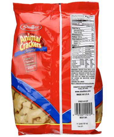 Stauffer Animal Crackers 16 oz - Original 1 Pound Pack of 1 - Buy Online on SooperMarket.com