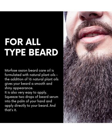 Morfose Ossion Premium Barber Line Beard Care Oil 20 ml - Nourishing Beard Oil for Men | International Shipping Available - Buy Online on SooperMarket.com