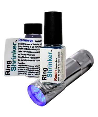 RingShrinker: Ring Size Adjuster, Ring Size Reducer, Ring Guard with UV Flashlight