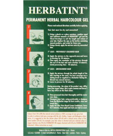 Herbatint 5R Light Copper Chestnut Hair Dye - Natural Hair Color - Buy Online on SooperMarket.com