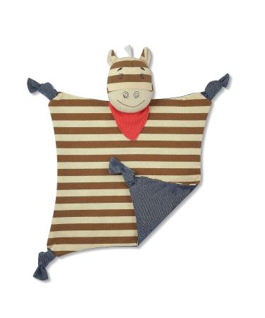 Apple Park Organic Farm Buddies Clyde Pony Blankie - 100% Organic Cotton Baby Toy for Newborns, Infants, and Toddlers - Buy Online on SooperMarket.com