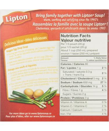 Lipton Soup Mix Noodle with Chicken Vegetable 117 GR 24 Count Chicken Noodle Chicken Vegetable 117 g (Pack of 24) - Buy Online on SooperMarket.com