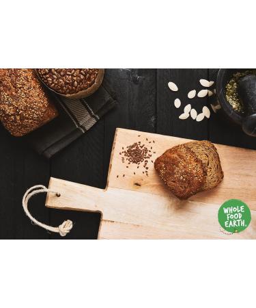 Wholefood Earth Organic Brown Linseed/Flaxseed 500g | Raw | GMO Free | Vegan | High Fibre | Source of Protein | Certified Organic Earthy 500g - Buy Online on SooperMarket.com