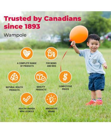 Wampole Adorable Immunity Syrup Black Elderberry + Vitamin D Helps Support the Immune System & Relieve Cold & Flu Symptoms 150 ml - Buy Online on SooperMarket.com