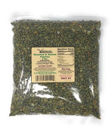 YANKEETRADERS Roasted & Salted Pepita/Pumpkin Seeds - 2 Lb - Buy Online on SooperMarket.com