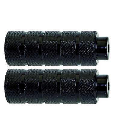 Novatec Steel Pegs for 3/8 inch axles, Black