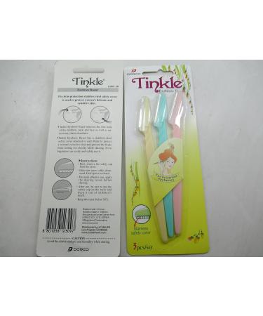 Tinkle Eyebrow Razor for Beautiful Eyebrows 3/Pack Pack of 5 15 Eyebrow Razors in All - Buy Online on SooperMarket.com