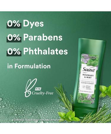 Suave Revitalizing Rosemary + Mint Conditioner - Paraben Free 12.6 oz | Nourish & Refresh Hair - Buy Online on SooperMarket.com