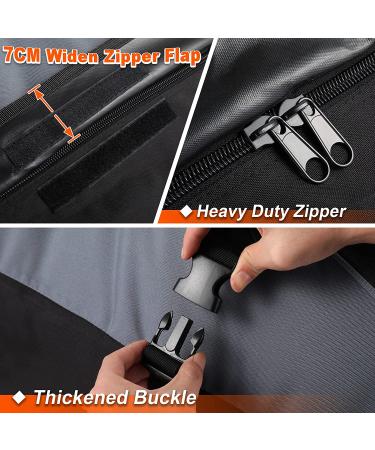 20 Cubic Feet Waterproof Car Rooftop Cargo Carrier | Soft Shell Roof Bag for All Cars | 6+8 Reinforced Straps and Storage Bag Included - Buy Online on SooperMarket.com