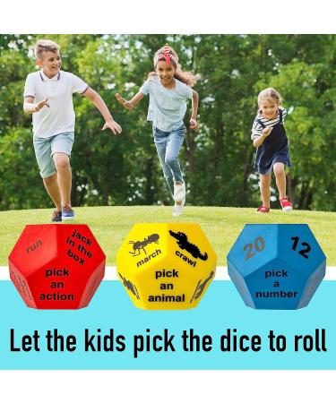 Covelico Kids Exercise Dice | Movement Games for Active Play | Physical Education Equipment for Fun Workouts - Buy Online on SooperMarket.com