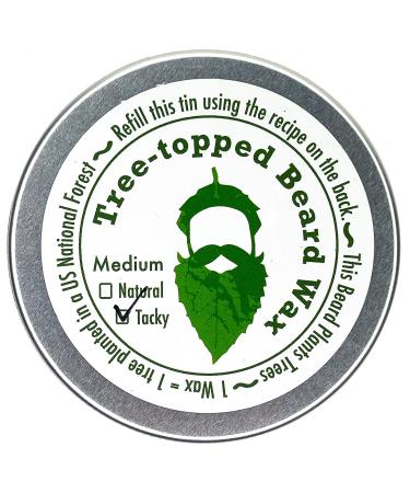 Green Beard Grmng Tree-Topped Beard Wax (2oz.) Medium Tacky - from
