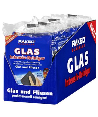 Rakso glass intensive cleaner-9 disc cleaner 9x1 pieces made of stainless steel wool scratch-free glass cleaner & tile cleaner for wall/floor cleaner 9 packs of 1 piece.