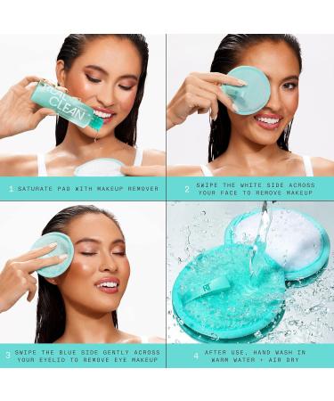 Buy REAL TECHNIQUES Remover Pads - Set of 2 Reusable Eyebrow Remover Pads for Effortless Makeup Removal - International Shipping Available - Buy Online on SooperMarket.com