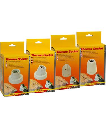 Buy Lucky Reptile Thermo Socket - E27 Porcelain Lamp with Power Cable & Assembly | Terrarium Accessories for Up to 150W - International Shipping - Buy Online on SooperMarket.com