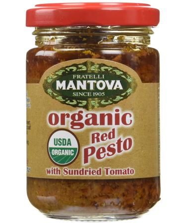 Mantova Organic Red Pesto with Sundried Tomato, 4.6 Ounce