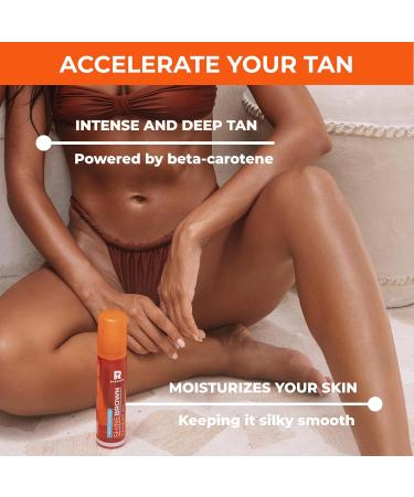 BYROKKO Shine Brown Beta Carotene Tanning Oil (150 ml) Sunbed Tanning Accelerator oil in Sunbeds & Outdoor Sun the Ultimate Tan Maximiser Oil For a Flawless Tan and Glowing Skin - Buy Online on SooperMarket.com