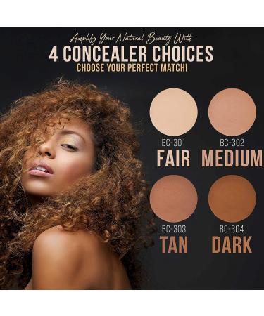 Belloccio High Definition Dark Shade Concealer 5g Jar - Conceal Imperfections, Blemishes & Dark Circles - Under Eye Makeup for Airbrush Foundation - Buy Online on SooperMarket.com