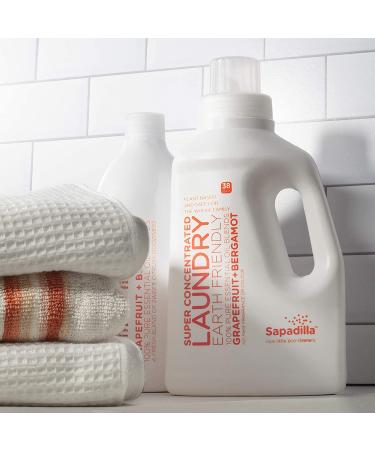 Sapadilla Grapefruit + Bergamot Biodegradable Laundry Detergent - 32 oz HE - Buy Online on SooperMarket.com