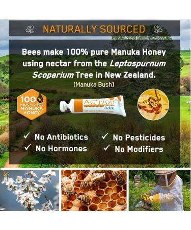 Activon Manuka Honey Gel Tube - Medical Grade Natural Wound Healing - 0.7 oz (Pack of 1) - Buy Online on SooperMarket.com