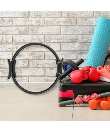 Buy Bluefinity Pilates Ring - Double Handle Padded Resistance Yoga Ring 37 cm Black | Ideal for Home Workouts & Exercises - Buy Online on SooperMarket.com
