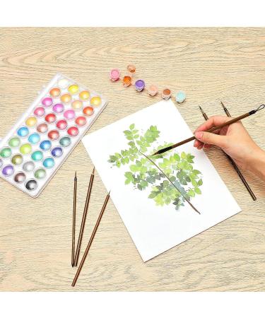 11 Pcs Chinese Calligraphy Brushes Set with Bamboo Holder - Japanese Style Sumi Painting Brushes for Kanji Art - Buy Online on SooperMarket.com