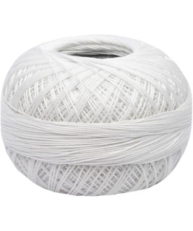 Handy Hands HH40-601 Lizbeth Cordonnet Cotton Size 40-Snow White