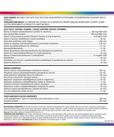 Centrum Adult Select Essentials Multivitamins for Men & Women 50 Plus & Women 50 Plus Multivitamins/Minerals Supplement for Women 50+ 90 Tablets (Packaging May Vary) - Buy Online on SooperMarket.com