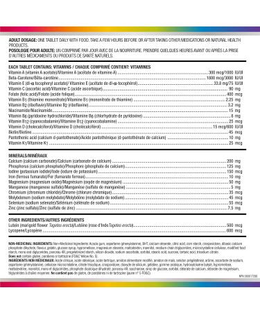 Centrum Adult Select Essentials Multivitamins for Men & Women 50 Plus Chewables Multivitamins/Minerals Supplement Lemon Berry Flavour 60 Chewable Tablets (Packaging May Vary) - Buy Online on SooperMarket.com