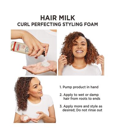 Carol's Daughter Hair Milk Styling Foam - Curly Hair Product with Honey, Rosemary, and Macadamia Oil - 5.85 Fl Oz - Buy Online on SooperMarket.com