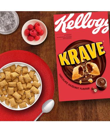 Kellogg's Krave Chocolate Hazelnut Breakfast Cereal 750g - Buy Online on SooperMarket.com