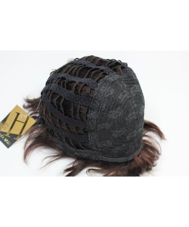 Shop Short Women's Bob Human Hair Wig - Chestnut Brown Mix (2T33) | 8951HH-2T33 - International Shipping Available - Buy Online on SooperMarket.com