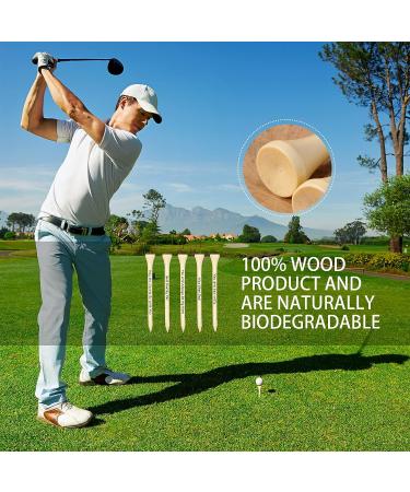 60 PCS Funny Christmas Dad Golf Tees - Wooden Tees with Warm Sayings for Golfing Gifts - Buy Online on SooperMarket.com