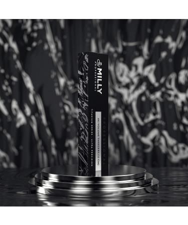 MILLY Professional Volume Eyelash Extension Tweezers | Curved Precision Closure Tips | Titanium Coated Stainless Steel | 12 cm (4.72 inches) - Buy Online on SooperMarket.com