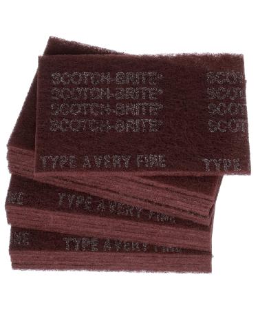3M 07447 Scotch-Brite Maroon General Purpose Hand Pad,20 Pack