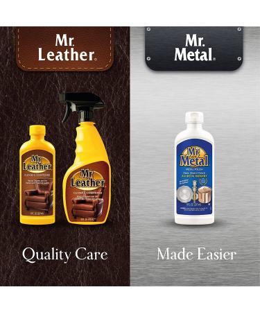 Mr. Metal Metal Polish Liquid - Non-Abrasive All Metal Cleaner - 8 oz Instant Sterling Silver, Brass, and Chrome Polish - Buy Online on SooperMarket.com