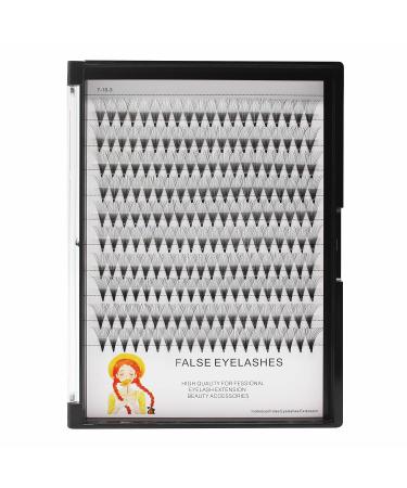 Large D Curl Cluster Lashes - 20 Roots Soft Individual Premade Fans (15mm) | Natural Volume False Eyelashes for International Shipping - Buy Online on SooperMarket.com