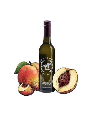 Saratoga Olive Oil Company Ripe Peach White Balsamic Vinegar 200ml (6.8oz) 6.76 Fl Oz (Pack of 1)