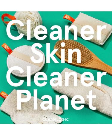 Cleanlogic Organic Cotton Exfoliating Body Scrubber - 3 Pack Reusable Exfoliator for Smooth Skin - Daily Skincare Routine Essential - Buy Online on SooperMarket.com