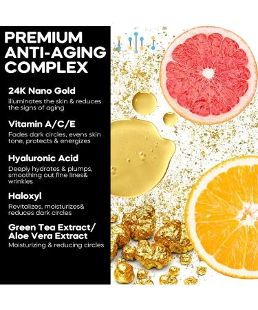 Under Eye Patches - 30 Pairs | 2% Haloxyl 24K Gold Masks | Diminish Dark Circles & Puffiness | Anti-Aging Collagen-Enriched Eye Care - Buy Online on SooperMarket.com
