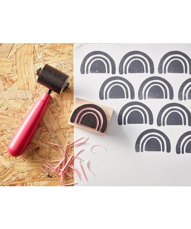 Speedball Deluxe 4-Inch Soft Rubber Brayer for Printmaking and Craft Projects - Buy Online on SooperMarket.com