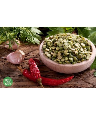 Wholefood Earth Green Split Peas 500 g | GMO Free | Natural | High Fibre | High Protein 500g - Buy Online on SooperMarket.com