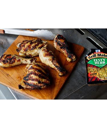 McCormick Grill Mates Zesty Herb Marinade Mix 1.06 oz - Pack of 12 - BBQ Seasoning Spice Blend - Buy Online on SooperMarket.com