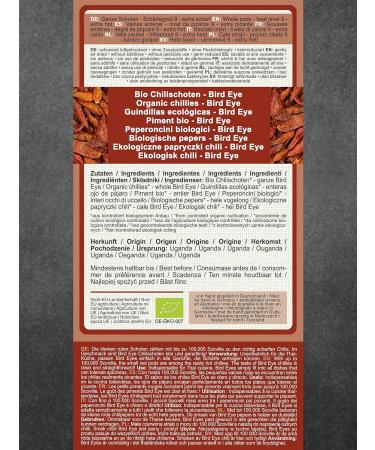 Buy Direct & Friendly Organic Chili Bird Eye Hot Dried Pods (80g) - Premium Spicy Flavor for International Shipping - Buy Online on SooperMarket.com