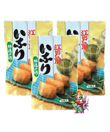Yoaxia - 3 Series Pack - 3x 240g Yamato fried tofu for inari sushi - tofut bags / Inari Zushi NO Moto + a small lucky trailer for free